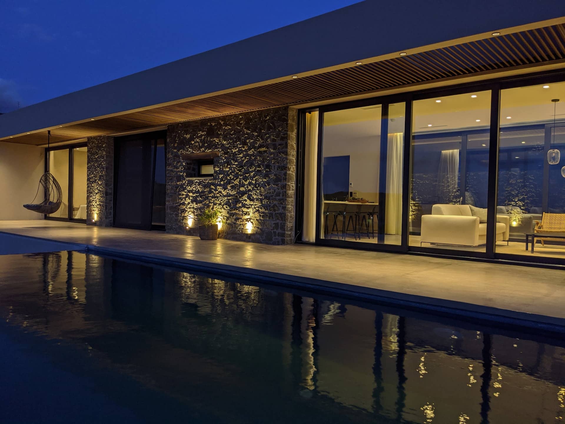 Ground Level Villa night